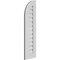 Ekena Millwork Quarter Round Top Left Surface Mount PVC Gable Vent w/ 3-1/2"W x 1"P Standard Frame, 12"W x 42"H GVPQL12X4201SF - alternate 2